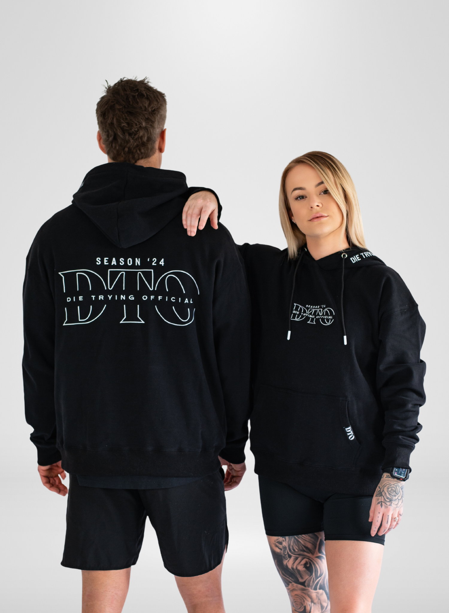 Core Oversized Hoodie - Black