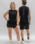 MUSCLE TEE || HEARTBEAT 2.0 - TURQUOISE