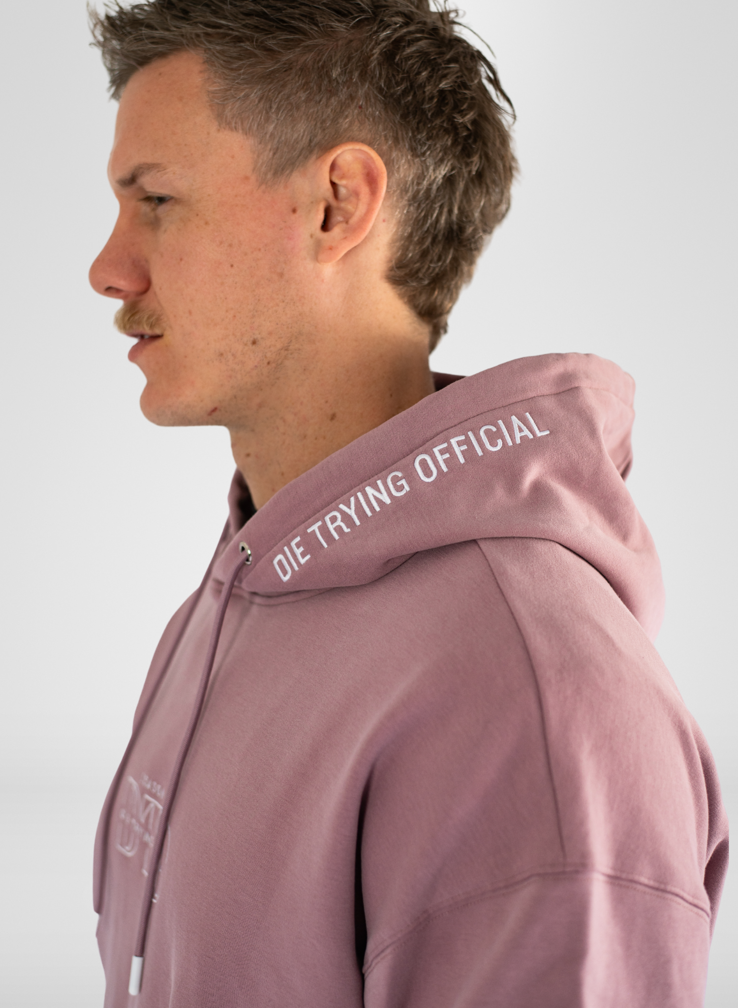 Core Oversized Hoodie - Dusty Rose