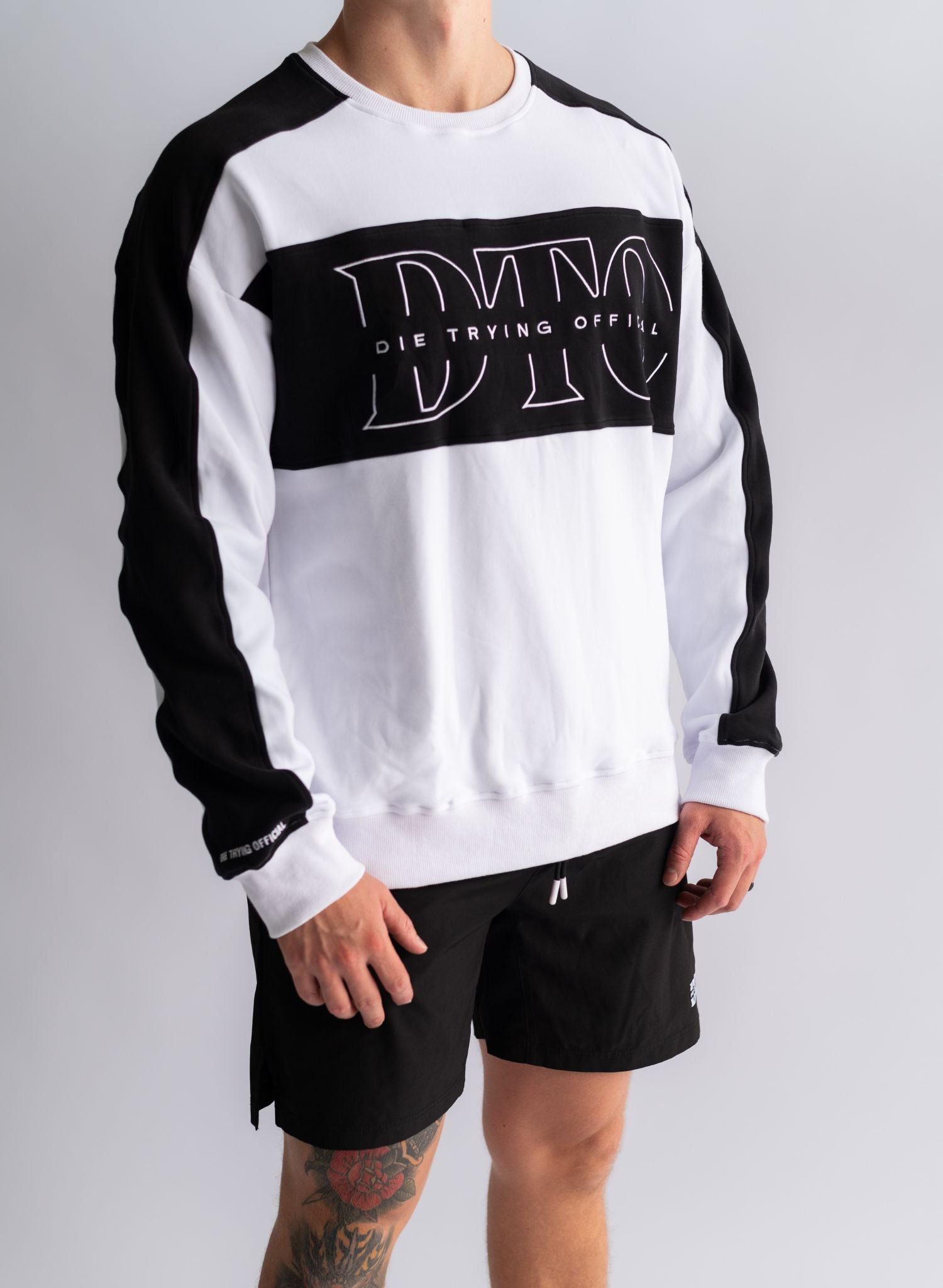 Core Crew Neck Sweater - White