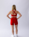 Pulse Mid Rise - 5" Shorts Red