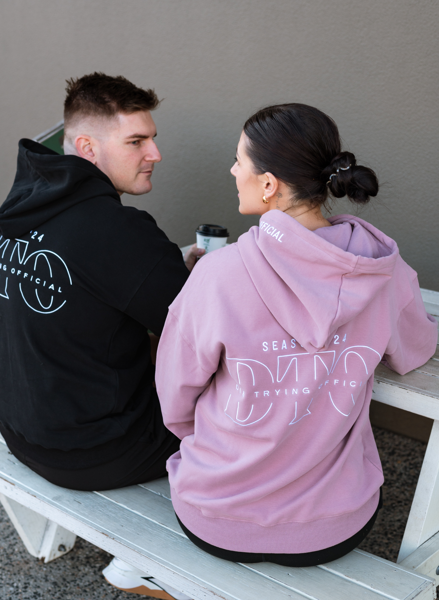 Core Oversized Hoodie - Dusty Rose