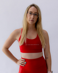 Pulse Sports Bra Red
