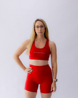 Pulse Mid Rise - 5" Shorts Red
