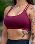 STAPLE || Sports Bra - Magenta
