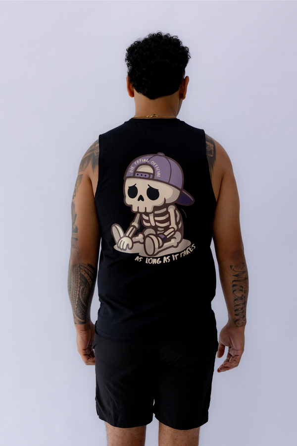 As Long As It Takes Muscle Tee