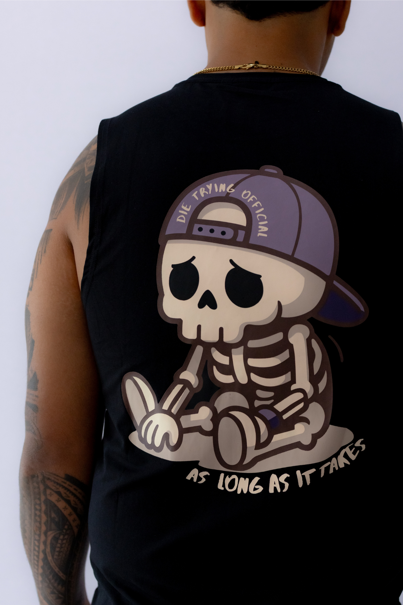 As Long As It Takes Muscle Tee