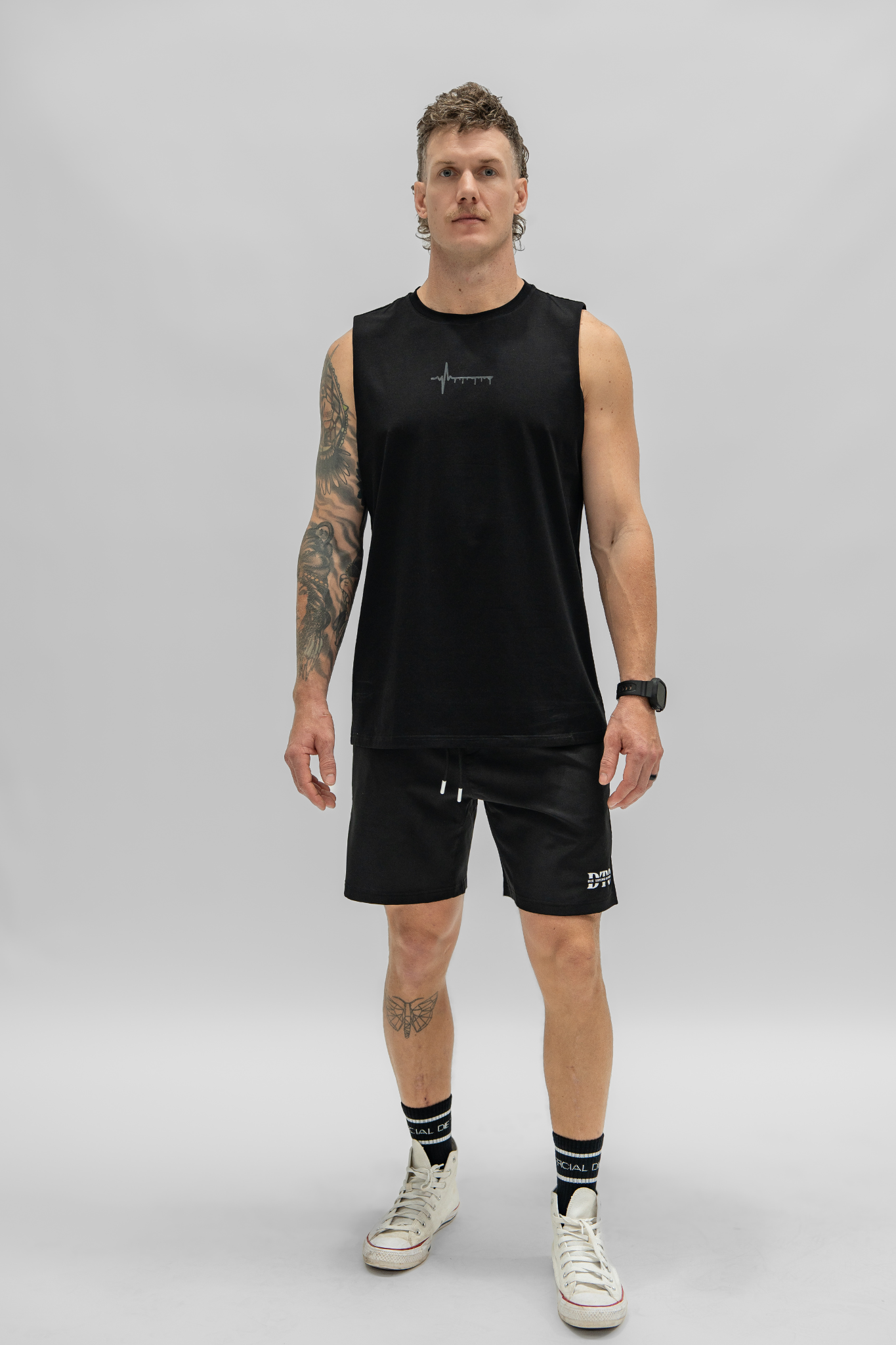MUSCLE TEE || HEARTBEAT 2.0 - TURQUOISE