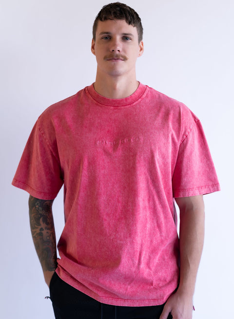 RELAXED FIT TEE || Cherry Wash