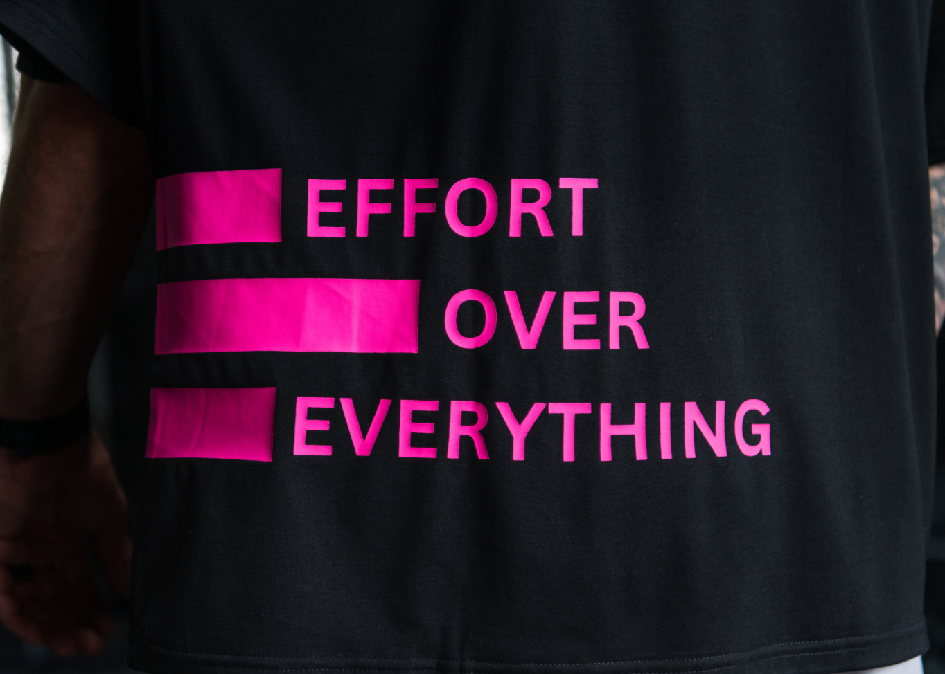 OVERSIZED || EFFORT OVER EVERYTHING - PINK