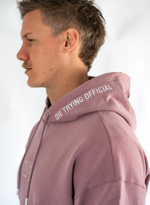 Core Oversized Hoodie - Dusty Rose