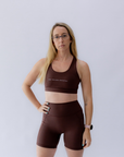 Pulse Mid Rise - 5" Shorts Brown