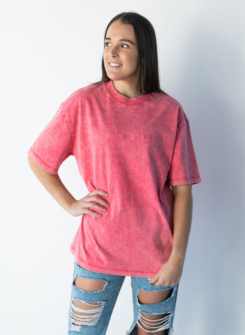 RELAXED FIT TEE || Cherry Wash