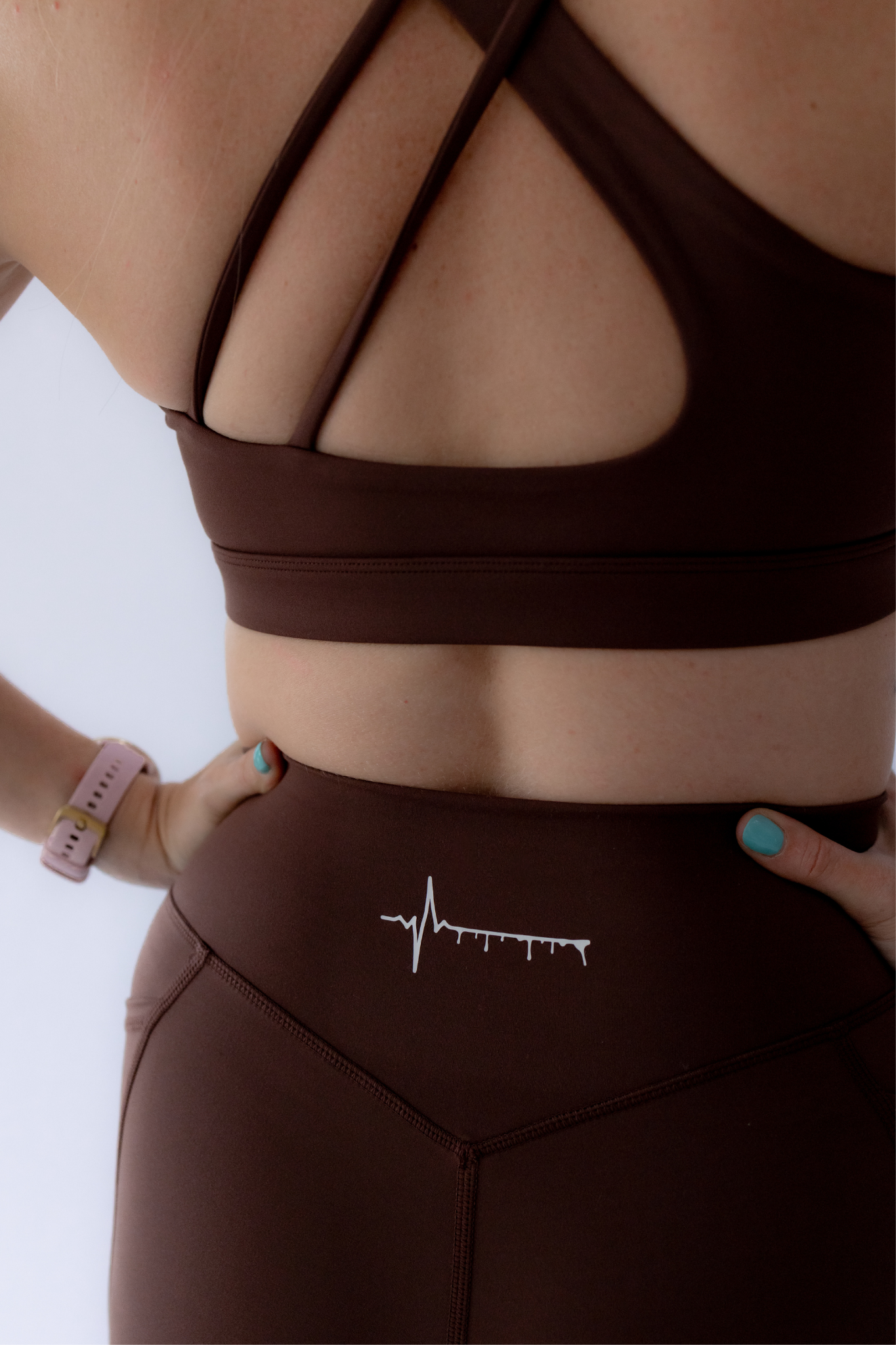 Pulse Leggings - Full Length Brown