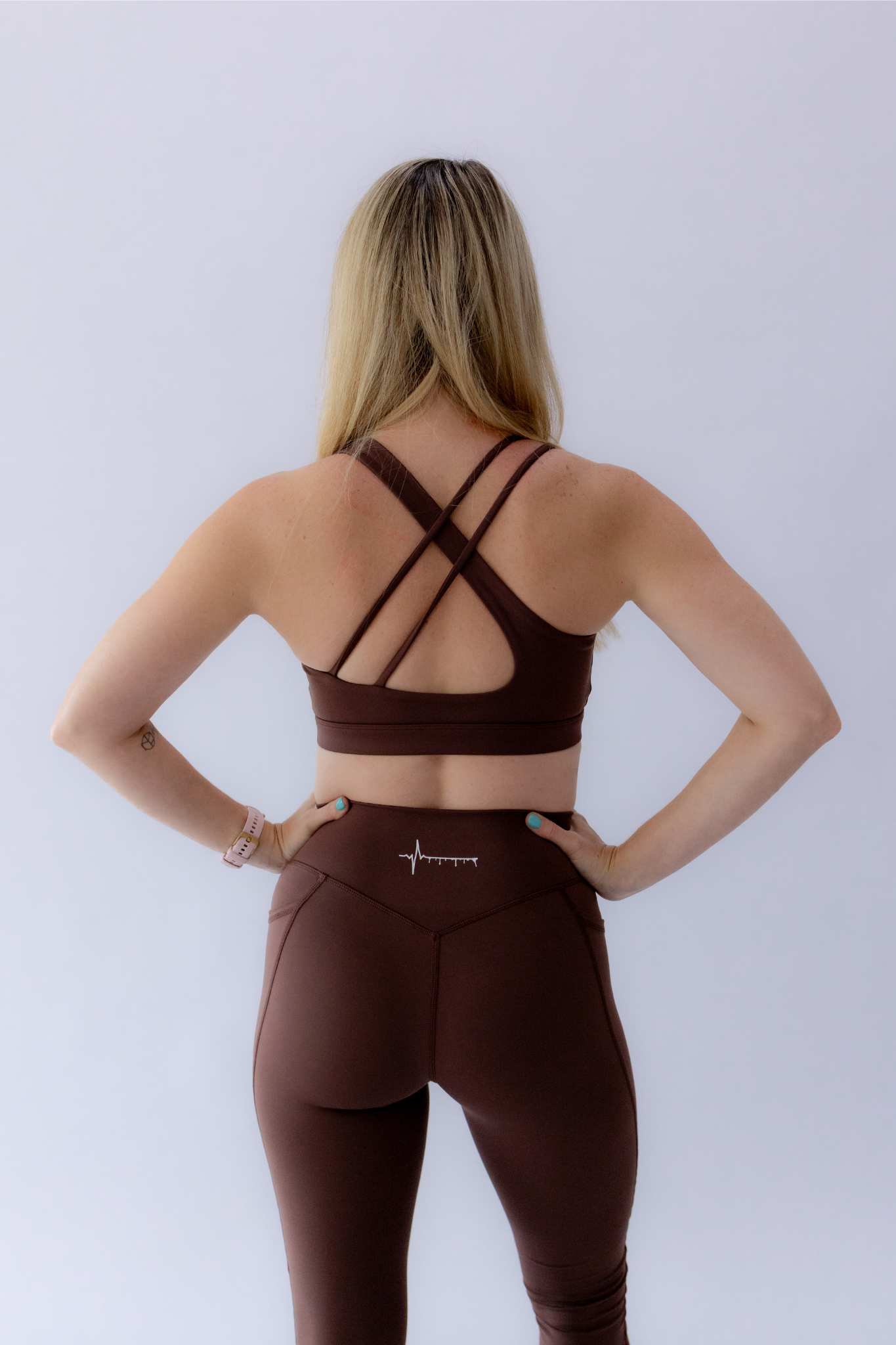 Pulse Leggings - Full Length Brown