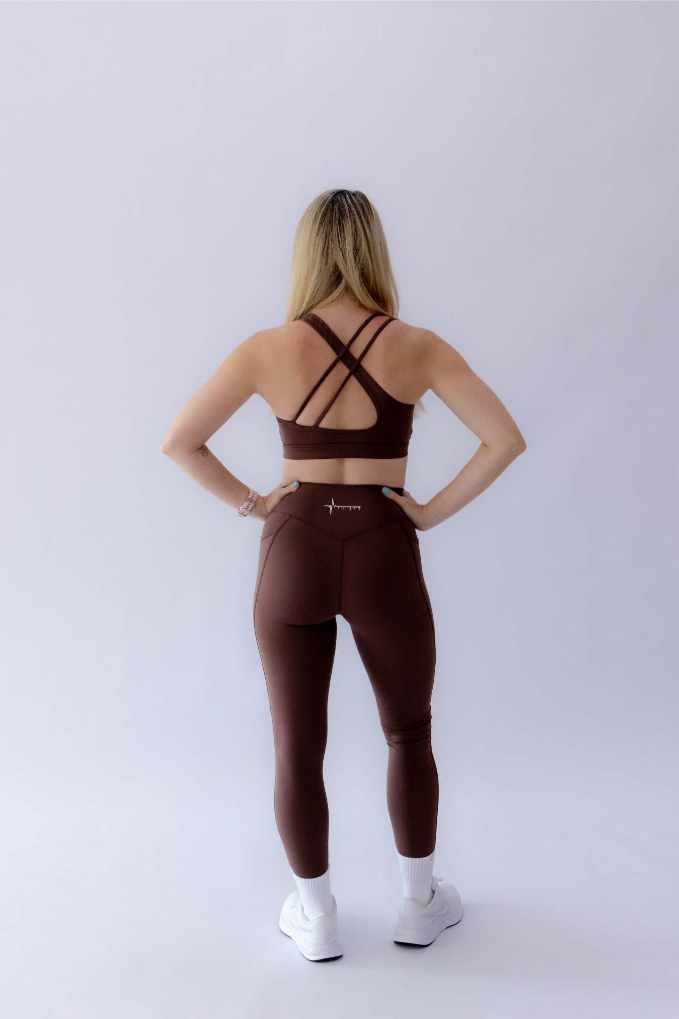Pulse Leggings - Full Length Brown