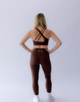 Pulse Leggings - Full Length Brown