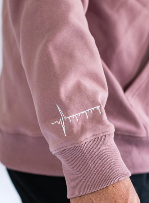 Core Oversized Hoodie - Dusty Rose