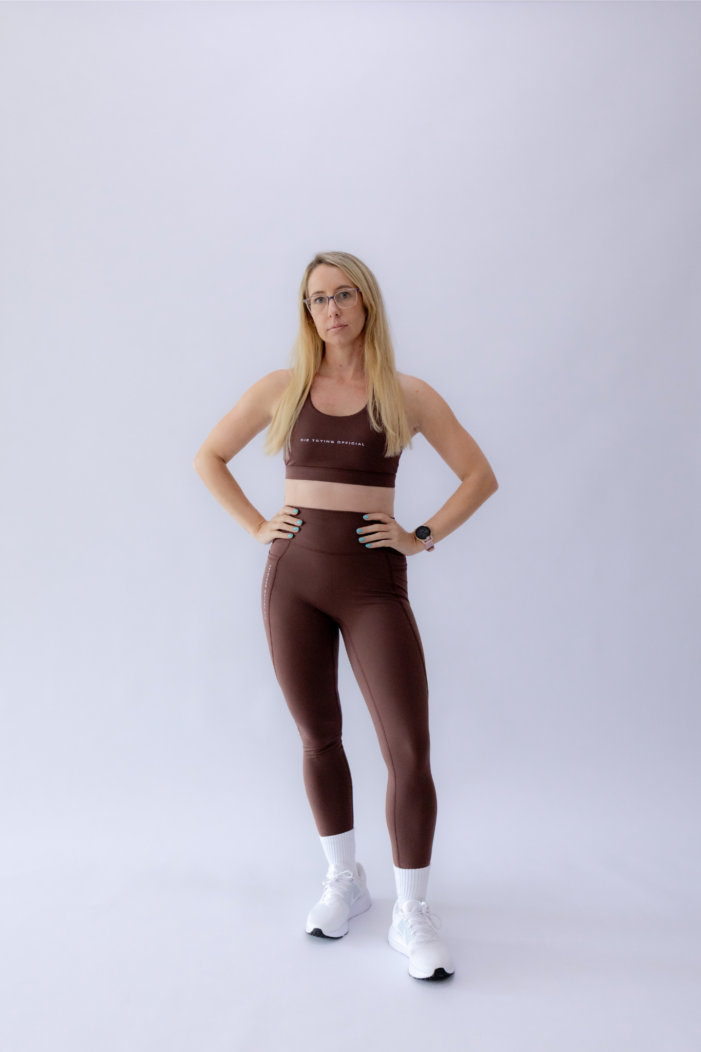 Pulse Leggings - Full Length Brown