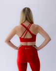 Pulse Leggings - Full Length Red