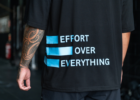 OVERSIZED || EFFORT OVER EVERYTHING - BLUE