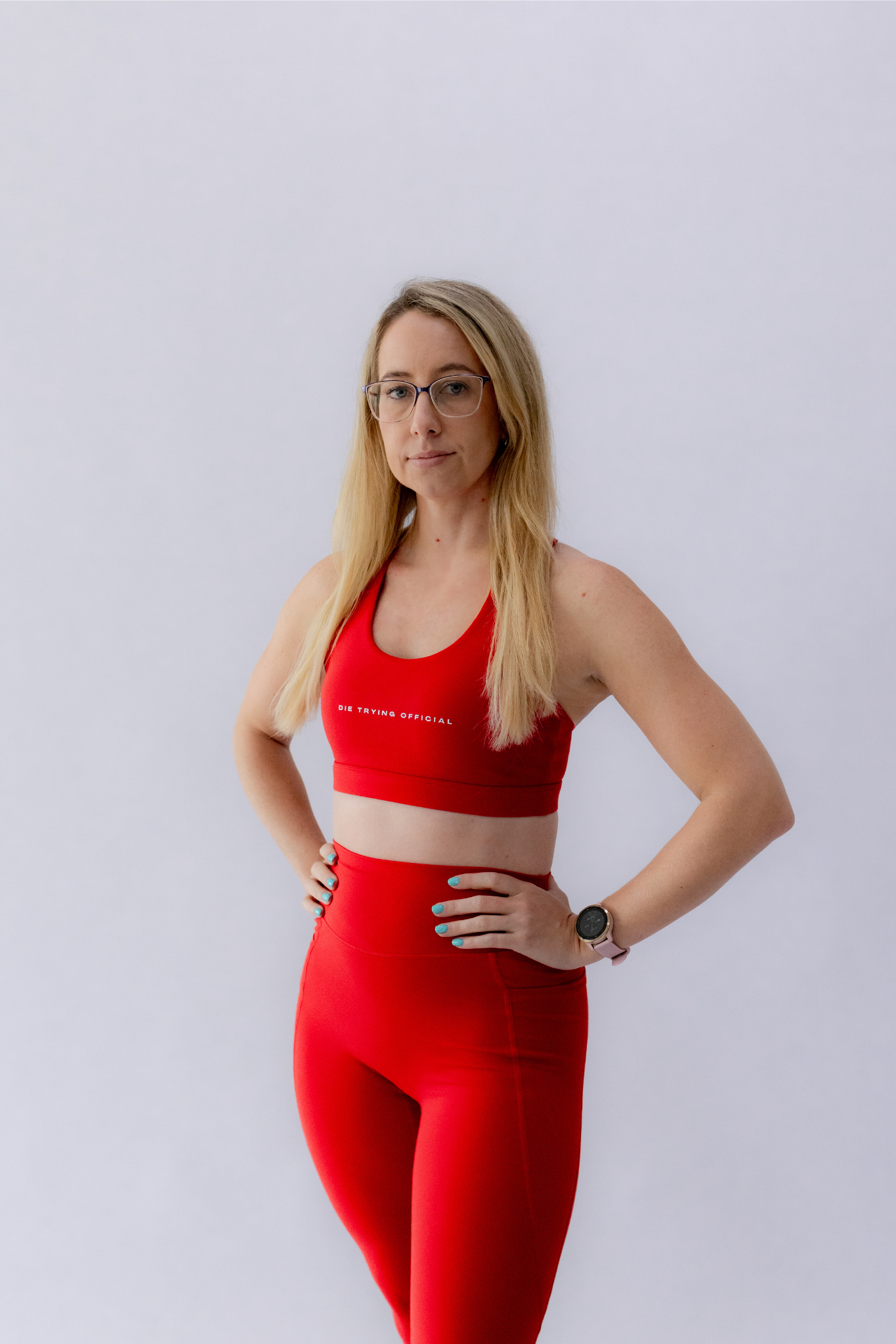 Pulse Leggings - Full Length Red