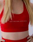 Pulse Sports Bra Red