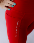 Pulse Leggings - Full Length Red