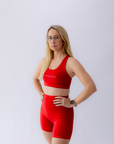 Pulse Mid Rise - 5" Shorts Red